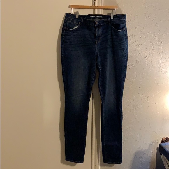 old navy curvy skinny jeans